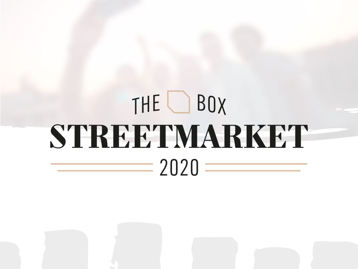 Das Logo des The Box Streetmarket 2020.